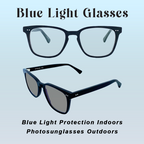 Prescription Reading Glasses – PhotoGray Blue Light Blocking Lenses with Anti-Reflective Coating Unisex | Style 1004