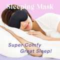 3D Memory Foam Sleep Mask – 99.9% Blackout Eye Mask for Sleeping & Travel, Adjustable, Light-Blocking