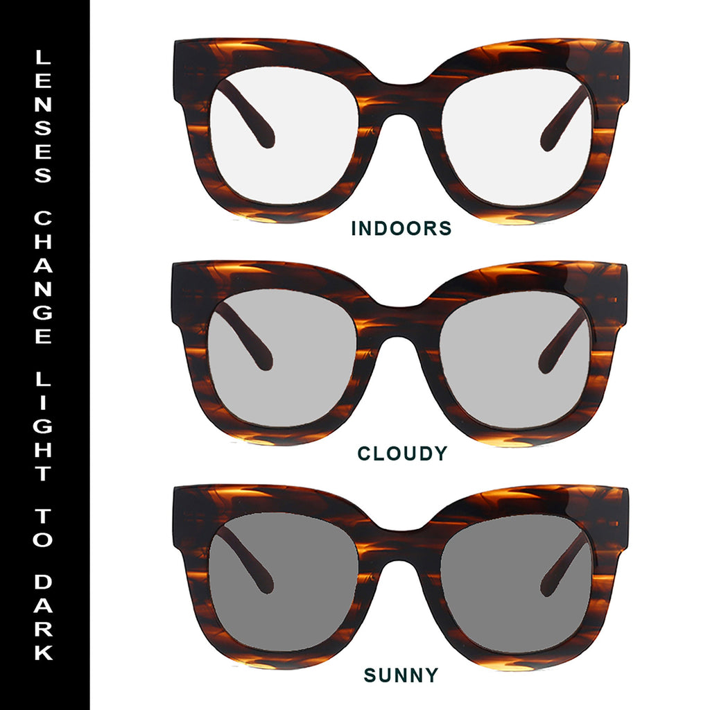 Blue Light Blocking Glasses: Photochromic Optical Style 8045