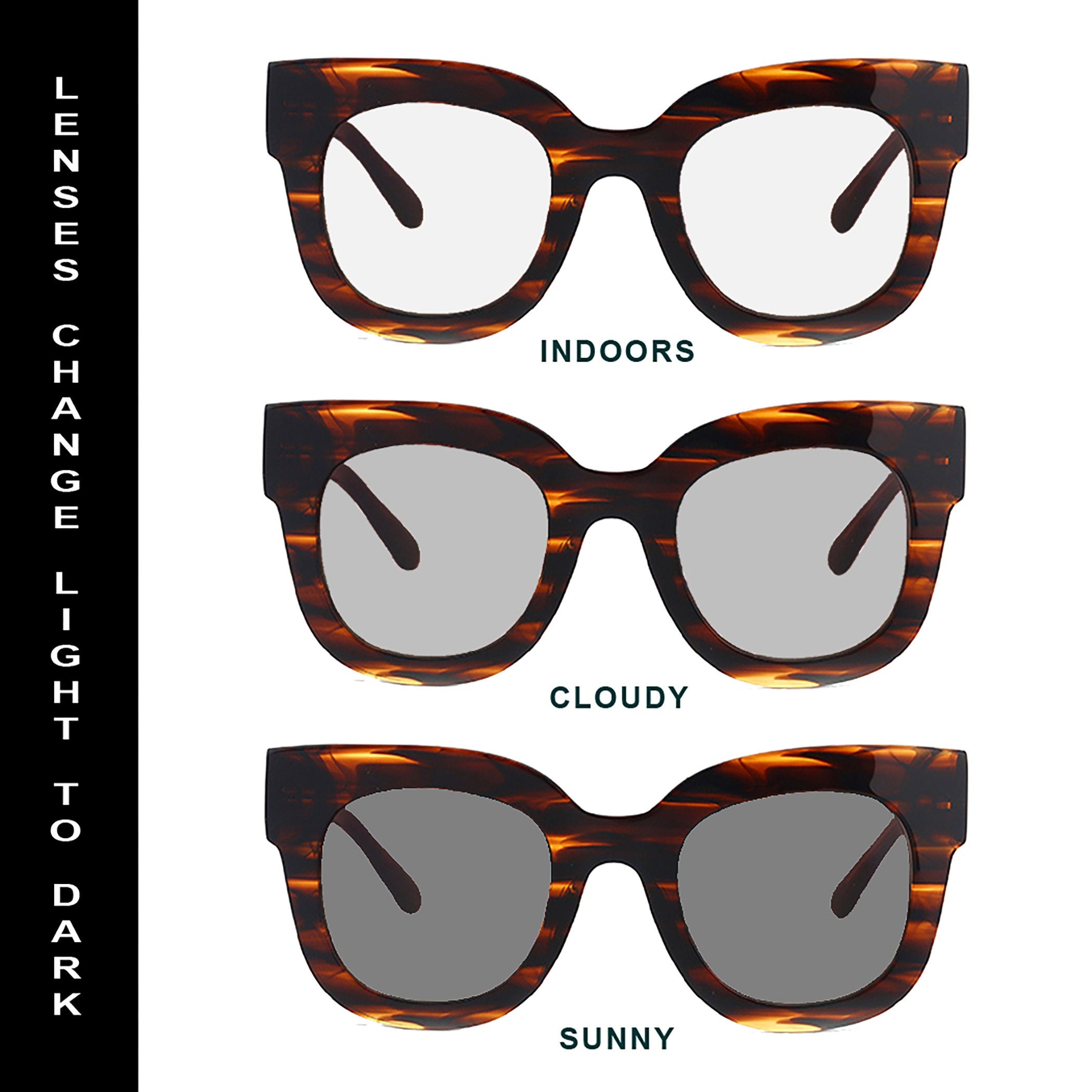 Blue Light Blocking Glasses: Photochromic Optical Style 8045