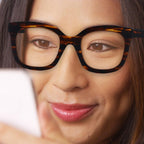 Oversized Blue Light Glasses: Photochromic Light-Adaptive Style 8048
